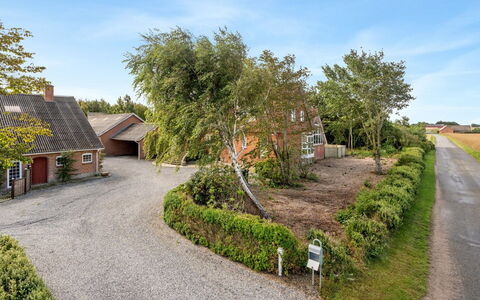 Auguste - 1.5Km to the Fjord: Dach, Haus, Grundstueck, Zuhause, Hütte, Estate, Gartenbauten, Schatten, Blockhaus, Landscaping