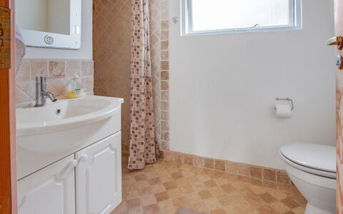 Svend - 1.5Km from the Sea: Badezimmer, Bad Sink, Armatur, Flooring, Fussboden, Wand, Toilette, Toilleten Sitz, Sinken, Interior Design