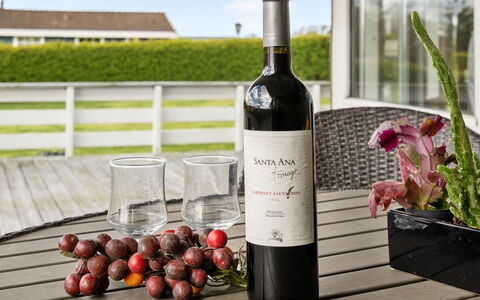 Guldborg - 400M to the Fjord: Flasche, Glasflasche, Weinflasche, Wein, Rotwein