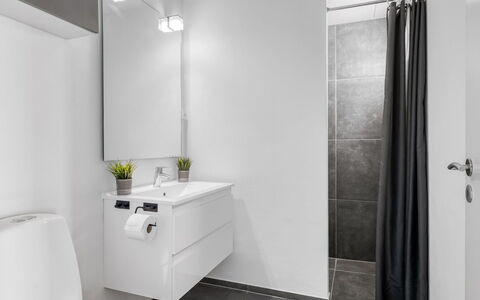 Jyrki - 100M from the Sea: Flooring, Interior Design, Fussboden, Armatur, Badezimmerschrank, Sinken, Decke, Installation, Badezimmer, Zapfhahn