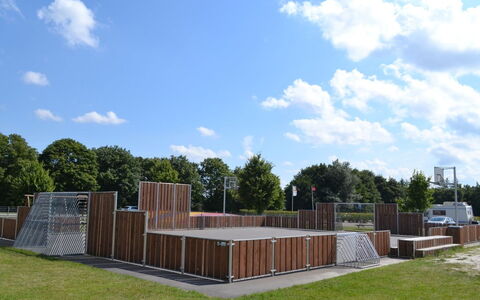 Swenki - 29Km from the Sea: Zaun, Park, Home Fechten, Kunstrasen
