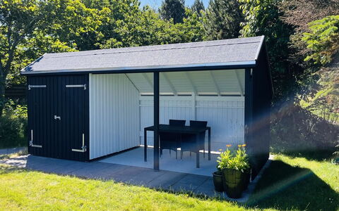 Aranja - 300M to the Fjord: Schuppen, Garten, Schatten, Gartenbauten, Hinterhof, Garage, Abstellgleis, Garten, Outdoor Struktur, Design