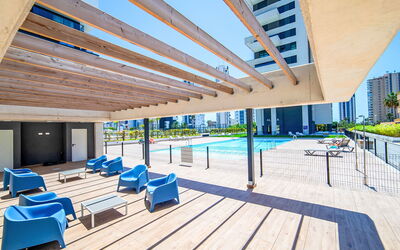 Calpe Calp 1126: Wohnung, Verbundwerkstoff, Eigentumswohnung, Geschäftshaus, Schwimmbad, Resort, Schatten, Hotel, Wolkenkratzer
