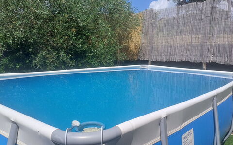 Casa Della Selce: Blau, Schwimmbad, Verbundwerkstoff, Schatten, Kunststoff, Hinterhof