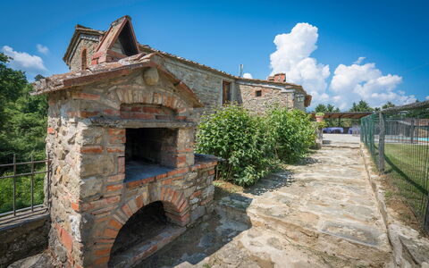 Mulino Al Suono - Badia Agnano, Toscana: Wolke, Himmel, Pflanze, Eigentum, Gebäude, Fenster, Haus, Baum, Landschaft, Strassenbelag