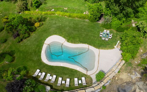 Villa Torre Delle Rose - Firenzuola, Private Pool,: Pflanze, Eigentum, Grün, Natürliche Landschaft, Grundstueck, Vegetation, Schwimmbad, Urban Design, Gras, Biome
