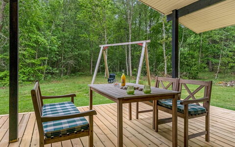 Borka - 1.2Km from the Sea: Möbel, Holz, Gartenmöbel, Tabelle, Stuhl, Tisch Im Freien, Schatten, Veranda, Hartholz, Küche & Esszimmer Tisch