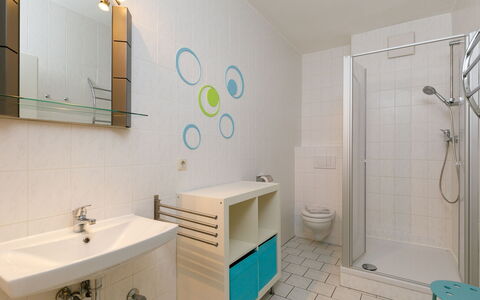 Zinnowitz 103: Armatur, Spiegel, Zapfhahn, Duschkopf, Badezimmer, Sinken, Dusche, Gebäude, Haus, Interior Design