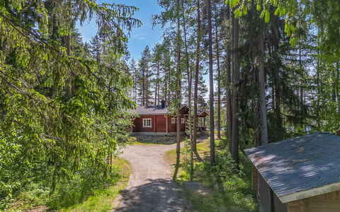 Itälahti: Holz, Hütte, Zuhause, Blockhaus, Holz, Abstellgleis, Hartholz, Natürliches Material, Gartenbauten, Hütte