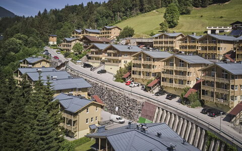 Viehhofen 100: Dorf, Balkon, Bergdorf, Holz