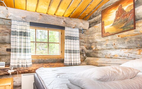 Kelokoto: Holz, Hütte, Zuhause, Schlafzimmer, Blockhaus, Bett, Bedding, Bettrahmen, Bettdecke, Hartholz