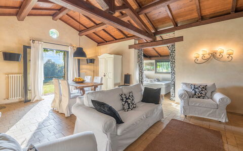 Casale Delle Papere, Pool, Romantic Holiday In Nep: Möbel, Eigentum, Interior Design, Beleuchtung, Komfort, Holz, Couch, Die Architektur, Tabelle, Fussboden