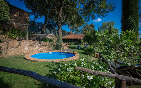 Casale Delle Papere, Pool, Romantic Holiday In Nep: Wasser, Pflanze, Schwimmbad, Gebäude, Natur, Stuhl, Baum, Himmel, Schatten, Vegetation