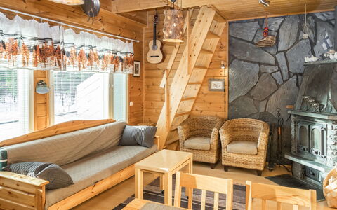 Kuksatie 8 B: Holz, Möbel, Interior Design, Decke, Zuhause, Haus, Zimmer, Hütte, Blockhaus, Holzbeize