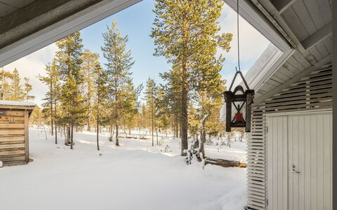 Kuksatie 8 B: Holz, Winter, Einfrieren, Schnee, Blockhaus, Abstellgleis, Daylighting, Holz