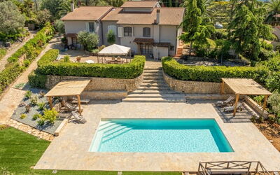 Casale Marittimo 400: Schwimmbad, Garten, Resort, Hinterhof, Landscaping, Estate, Freizeit, Eco Hotel, Flagstone, Hof