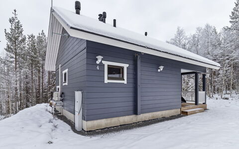 Mäkitie 4: Holz, Abstellgleis, Zuhause, Haus, Hütte, Winter, Einfrieren, Blockhaus, Schnee