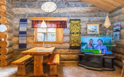 Laanikelo: Holz, Schnee, Winter, Hütte, Einfrieren, Zuhause, Blockhaus, Lärche, Abstellgleis