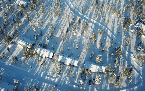 Tunturikoivu A2: Holz, Schnee, Winter, Hütte, Einfrieren, Zuhause, Blockhaus, Lärche, Abstellgleis