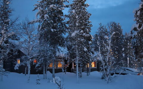 Tunturikoivu B2: Holz, Schnee, Winter, Hütte, Einfrieren, Zuhause, Blockhaus, Lärche, Abstellgleis