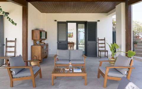 Casa Bianca - Noto, Sicilia: Eigentum, Pflanze, Holz, Schatten, Interior Design, Komfort, Beleuchtung, Wohnzimmer, Zimmerpflanze, Fussboden