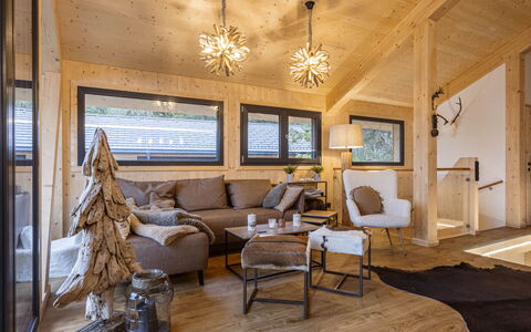 Unterkunft:&nbsp;02 Nth024 Sup Chalet mit Sauna und Hot Tub 2 Etage