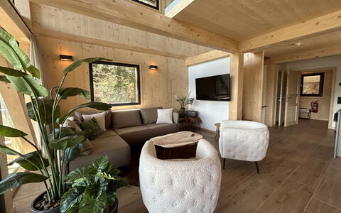 Unterkunft:&nbsp;02 Nth021 Sup Chalet mit Sauna und Hot Tub 3 Etage