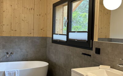 Unterkunft:&nbsp;02 Nth008 Sup Chalet mit Sauna und Hot Tub 2 Etage