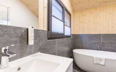 Unterkunft:&nbsp;02 Nth005 Sup Chalet mit Sauna und Hot Tub 2 Etage