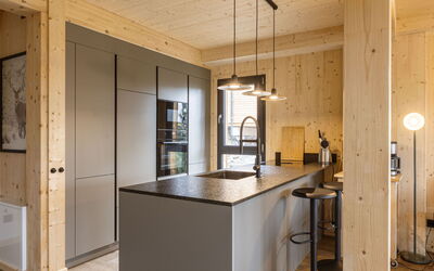 Unterkunft:&nbsp;02 Nth021 Sup Chalet mit Sauna und Hot Tub 3 Etage