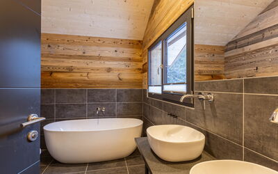 Unterkunft:&nbsp;02 Nth004 Sup Chalet mit Sauna und Hot Tub 2 Etage