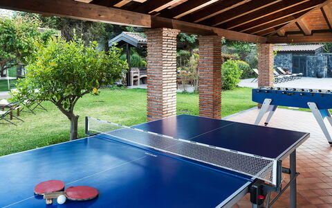 Casa Bedda - Viagrande, Sicilia: Tabelle, Eigentum, Pflanze, Möbel, Sportausrüstung, Fenster, Tischtennisschläger, Gebäude, Grün, Schatten