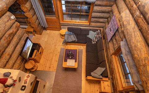 Aurinko-Ruka C6: Schnee, Winter, Holz, Hütte, Haus, Dach, Hütte, Zuhause, Einfrieren, Blockhaus
