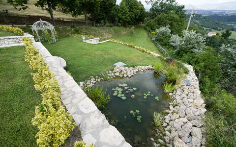 Luxury Villa Con Spa e Panorama a 40 Min Da Roma: Pflanze, Pflanzengemeinschaft, Blume, Botanik, Natur, Baum, Natürliche Landschaft, Vegetation, Gras, Grundstueck