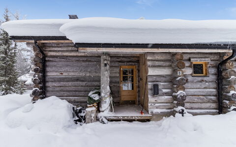 Kelovalta 1B: Holz, Schnee, Winter, Hütte, Einfrieren, Blockhaus, Zweig, Steigung, Hütte