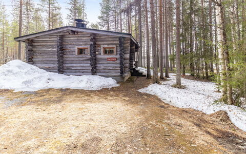 Kelomökki 2: Holz, Winter, Schnee, Einfrieren, Blockhaus, Wald, Hütte, Kofferraum