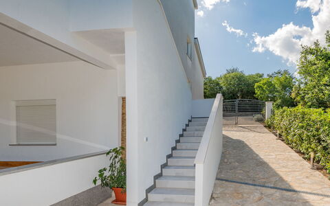 Villa Dalmatina: Wand, Die Architektur, Geländer, Verbundwerkstoff, Treppe, Balkon, Beton, Estate, Daylighting