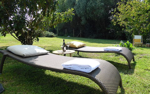 Oasi Casamaras, Brenta River, Wifi, Ac: Gras, Gartenmöbel, Möbel, Garten, Ground, Rasen, Schatten, Sonnenliege