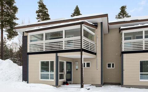 Vuokatinranta Suite 2 a: Abstellgleis, Zuhause, Hütte, Winter, Schiebefenster, Einfrieren, Balkon, Schnee, Daylighting