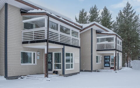 Vuokatinranta Suite 4 C: Winter, Zuhause, Abstellgleis, Schnee, Einfrieren, Hütte, Balkon, Daylighting