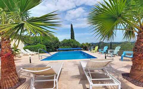 Les Lauriers Blancs: Blau, Schwimmbad, Baum, Resort, Gartenmöbel, Eco Hotel, Freizeit, Landscaping, Schatten, Garten