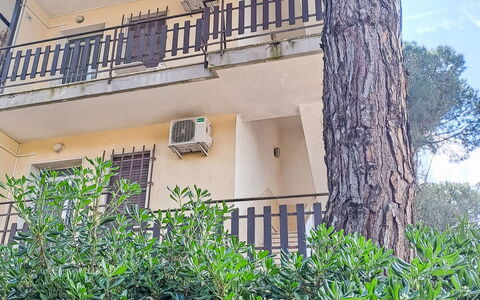 Rosolina Mare 629: Gehölz, Balkon, Schatten