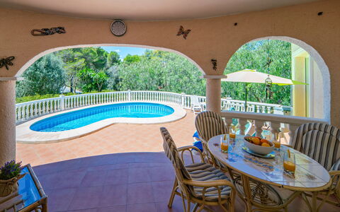 Casa Barbara: Eigentum, Pflanze, Tabelle, Schwimmbad, Interior Design, Schatten, Gartenmöbel, Stuhl, Wasser, Grundeigentum