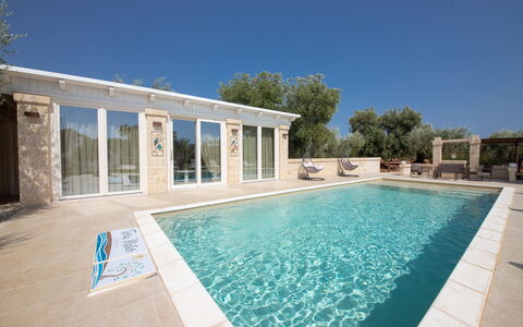 Terra Mater: Blau, Schwimmbad, Verbundwerkstoff, Estate, Water Feature, Schatten, Villa, Resort, Fliese