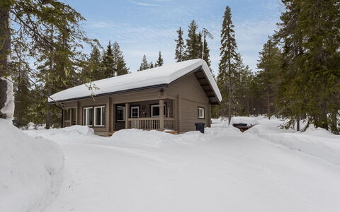 Kuukkelin Kehto: Schnee, Winter, Hütte, Haus, Zuhause, Einfrieren, Blockhaus, Lärche, Steigung