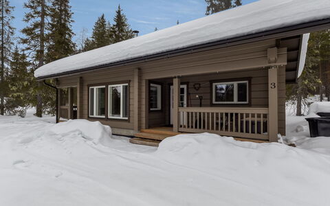 Kuukkelin Kehto: Holz, Hütte, Winter, Schnee, Einfrieren, Blockhaus, Abstellgleis, Lärche, Steigung