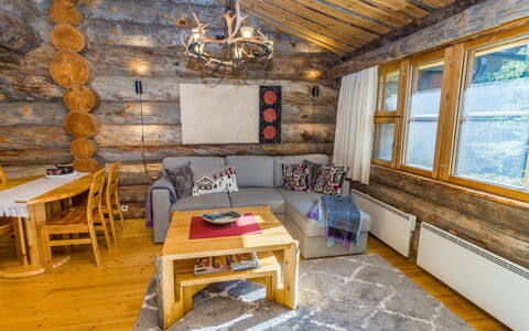 Kelokanerva: Holz, Decke, Interior Design, Möbel, Flooring, Zimmer, Zuhause, Fussboden, Blockhaus, Hütte