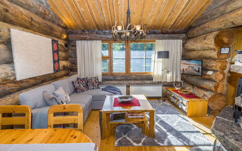 Kelokanerva: Holz, Decke, Interior Design, Blockhaus, Zimmer, Hütte, Wohnzimmer, Holzbeize, Hartholz, Natürliches Material
