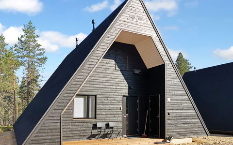 Kota Villa C: Holz, Hütte, Blockhaus, Wald, Schuppen, Gartenbauten, Lärche, Wald, Holzbeize