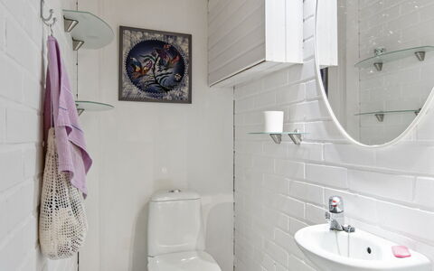Tuohiniemi: Badezimmer, Toilleten Sitz, Wand, Armatur, Toilette, Interior Design, Flooring, Sinken, Bad Sink, Fussboden
